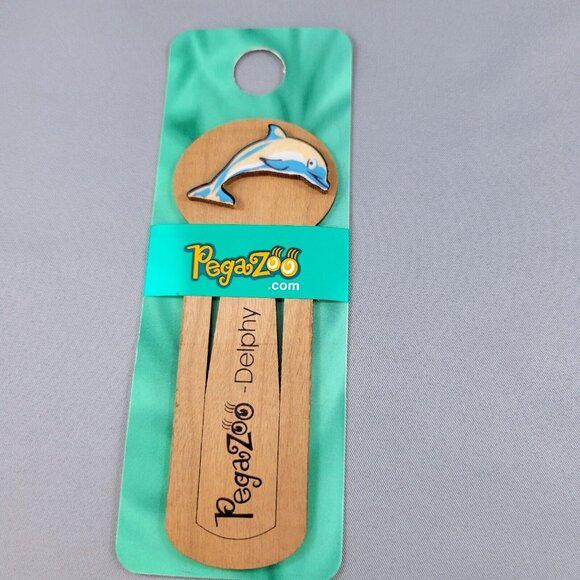 Bookmarks Dolphin Ladybug Bee (2) Made In Canada From Real Maple Wood New Read - Picture 2 of 16